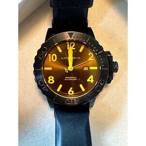 Android Black and Yellow Watch AD565